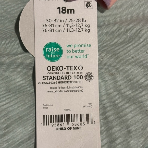 Carter's Pink and Purple Cat Print Rashguard Swimwear - Picture 3 of 3